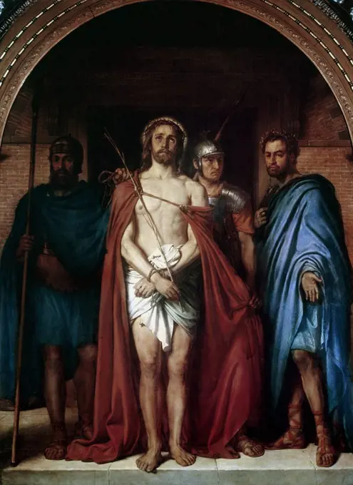 Christ in Bondage Johan Peter Raadsig  (1806-1882/Danish) 