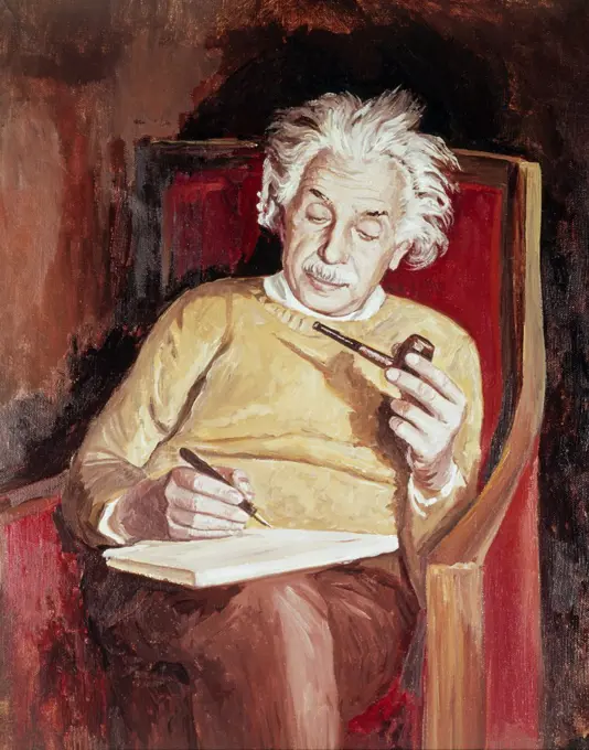 Albert Einstein by Frank Einzheimer, 1879-1955, 20th Century