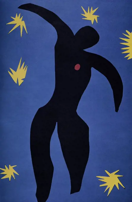 Icarus In Stars by Henri Matisse, 1869-1954