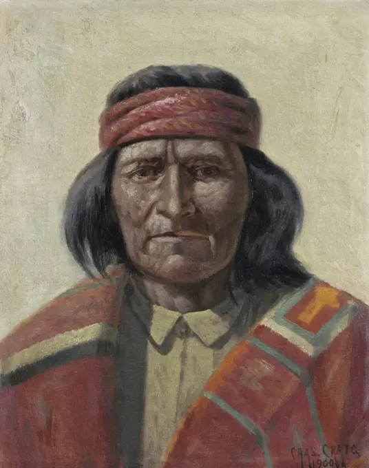 Portrait of an Indian  1900 Charles Craig (1846-1931/American) 