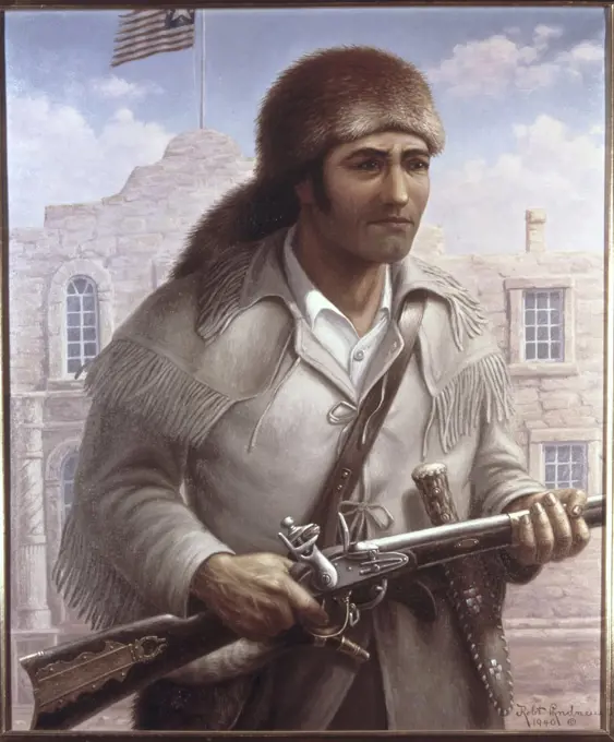 Davy Crockett by Robert Ottokar Lindneux, 1940, 1871-1970, 1786-1836