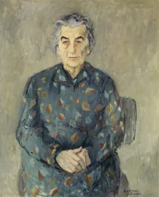 Golda Meir by Raphael Soyer, 1899-1987