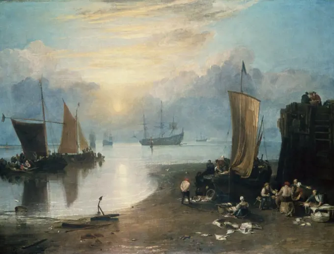 Sun Rising Through Vapor Joseph Mallord William Turner (1775-1851 English) 