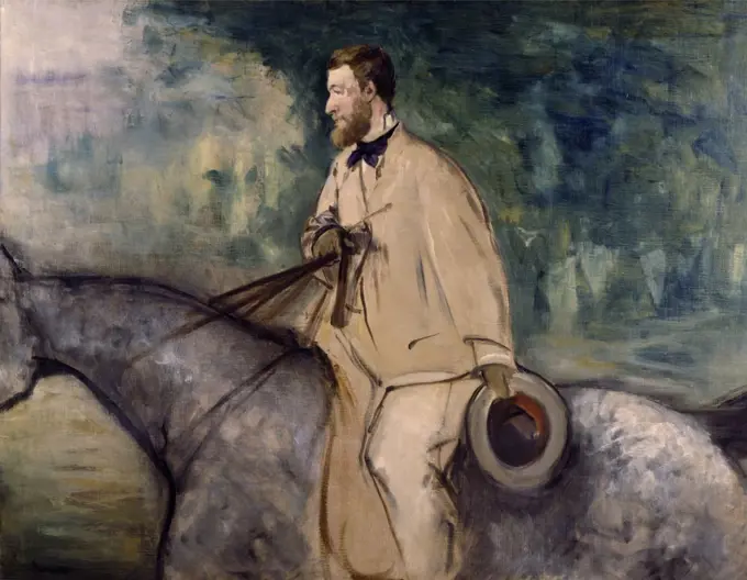 Portrait of Gillaudin Cheval by Edouard Manet, (1832-1883)