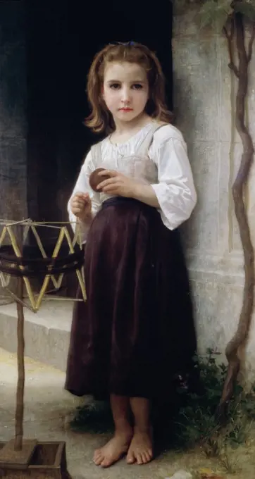 Child with a Ball of Wool  1886 William-Adolphe Bouguereau (1825-1905 French)