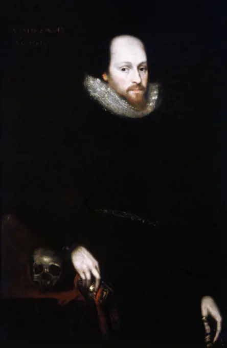 The Ashbourne Portrait 1612 Artist Unknown The Folger Shakespeare Library