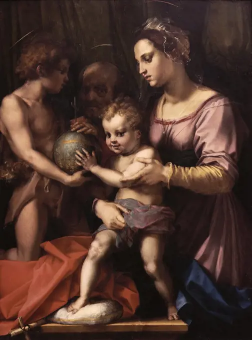 The Holy Family Andrea del Sarto (1486-1530 Italian) 