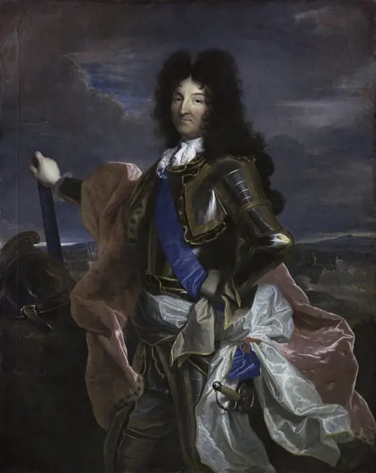 Louis XIV of France  Hyacinthe Rigaud (1659-1743 French)