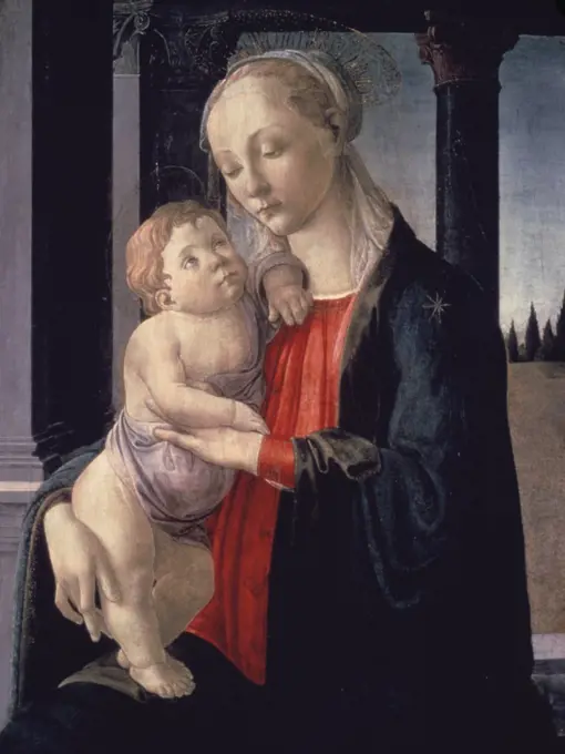 Corsini Virgin ca. 1467 Sandro Botticelli (1444-1510 Italian) National Gallery of Art, Washington, D.C. 