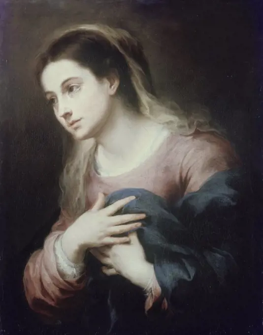 Virgin of Annunciation Bartolome Esteban Murillo (1617-1682/Spanish)