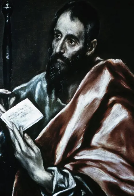 USA, Missouri, St.Louis, St. Louis Art Museum, Saint Paul by El Greco, 1600, (1541-1614),