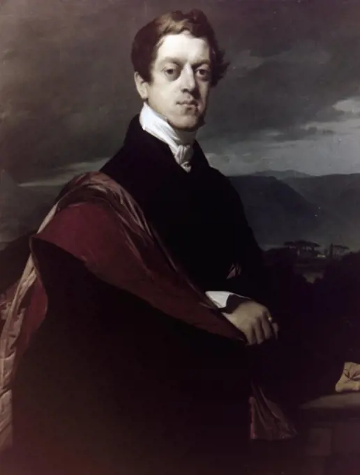 Portrait of Count Guryev by Jean Auguste Dominique Ingres, 1821, 1780-1867, Russia, St. Petersburg, The Hermitage