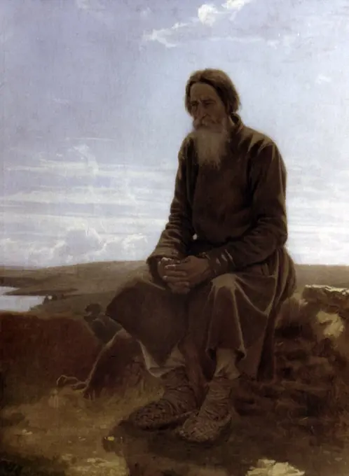 Krestnin by Vasili Grigorevich Perov, 1834-1882