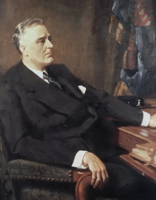 Franklin Delano Roosevelt (32nd President) by Frank O. Salisbury, 1874-1962