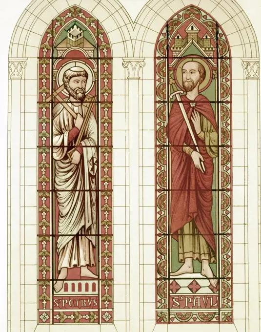 Saint Peter & Saint Paul Stained Glass