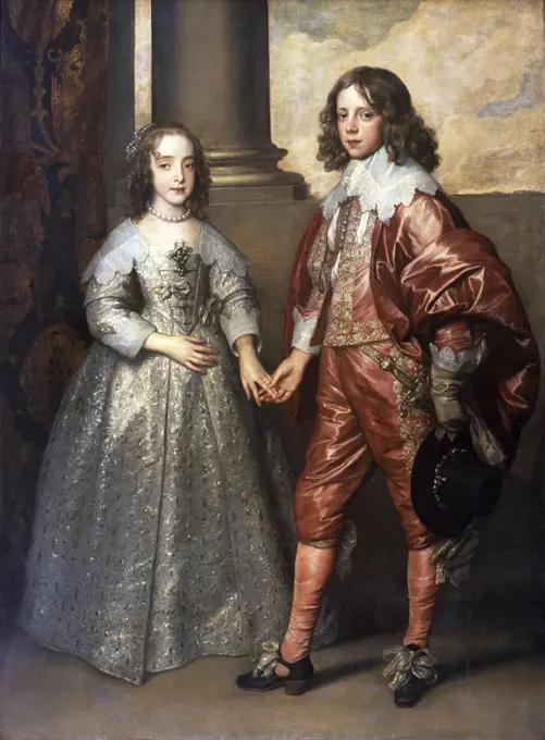 Willem II & Henrietta Maria Stuart Anthony van Dyck (1599-1641 Flemish) Oil on canvas Rijksmuseum, Amsterdam, Netherlands