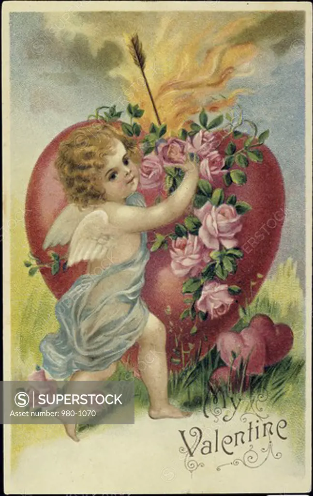 My Valentine C. 1900 Nostalgia Cards Illustration