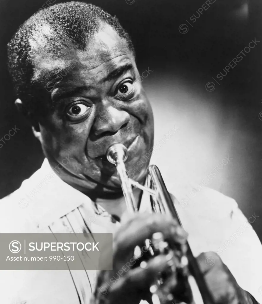 Louis Armstrong American Jazz Trumpeter (1900-1971)