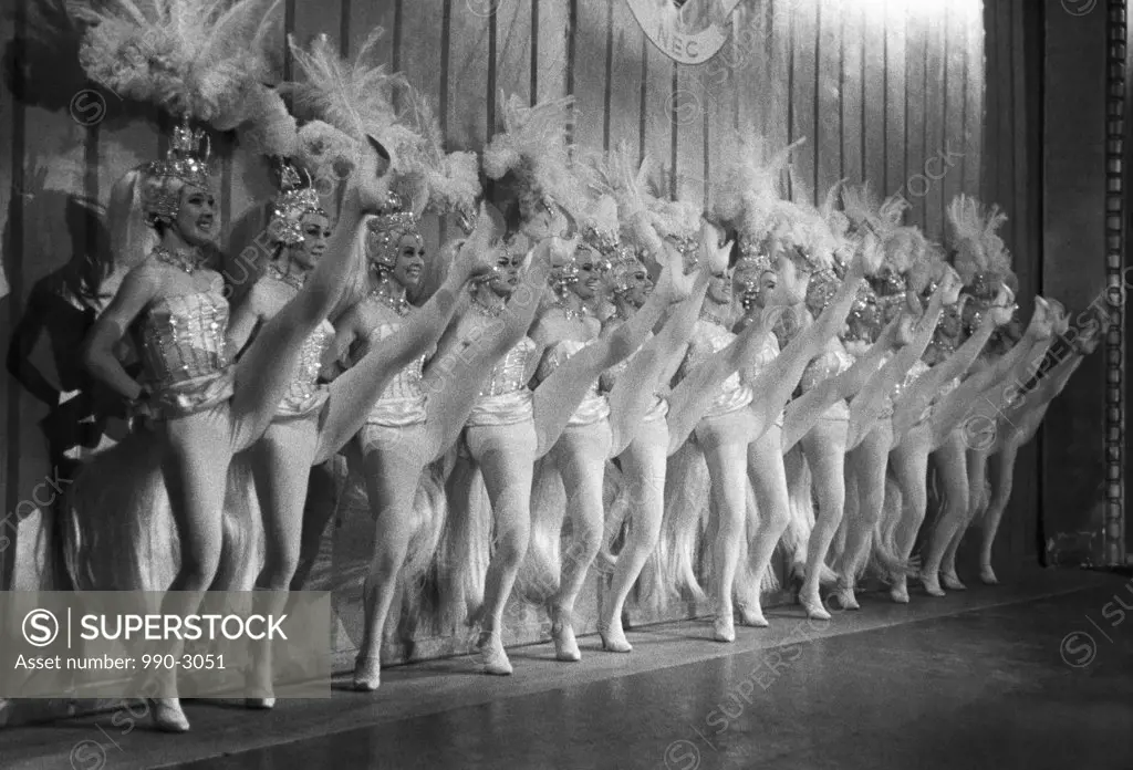 Woman Dancer Dancing French Cancan Stock Photo - Image of indoors