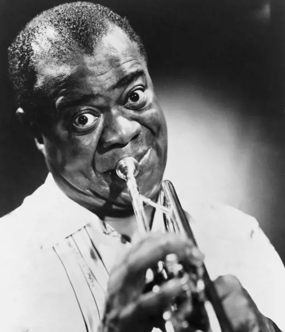 Louis Armstrong American Jazz Trumpeter (1900-1971)